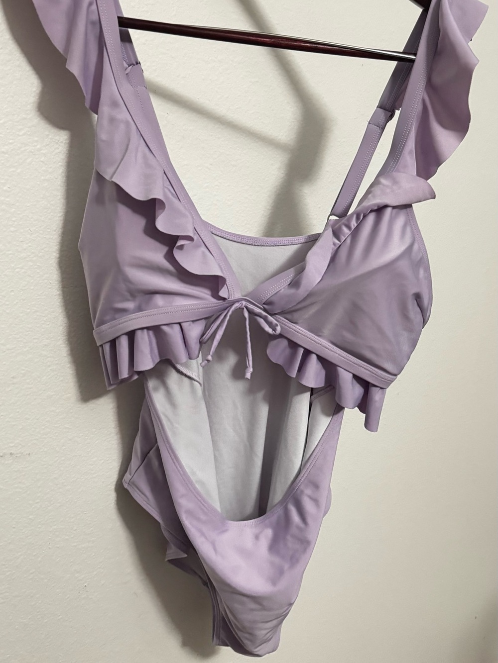 Lilac Ruffle One-Piece Swimsuit